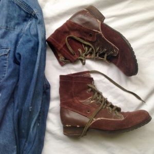 !SOLD! Urban Outfiiters Distressed Combat Boots